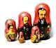 Russian Nesting Doll (matrioshka) Hand Painted In Russia-russian Czars #144