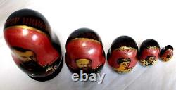 Russian Nesting Doll (MATRIOSHKA) Hand Painted In Russia-Russian Czars #144