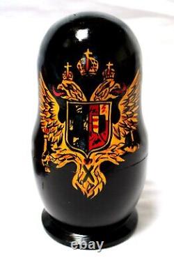 Russian Nesting Doll (MATRIOSHKA) Hand Painted In Russia-Russian Czars #144