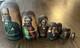 Russian Nesting Doll Matroyshka Composer Set Signed 9.5 Tall 9 Pc 1997