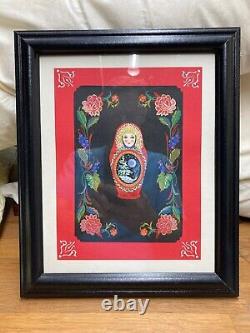 Russian Nesting Doll Matryoshka Framed Picture