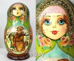 Russian Nesting Doll (matrioshka, matryoska) -Magic Pike Fairy Tale