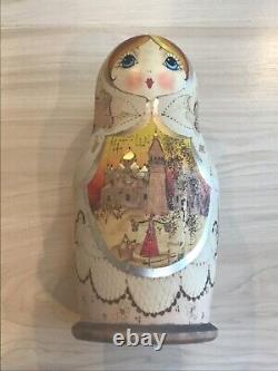 Russian Nesting Dolls 1993, Rare and Pristine, Fine Art, 10 doll set