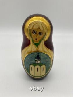 Russian Nesting Dolls (5) Religious Design 7.25