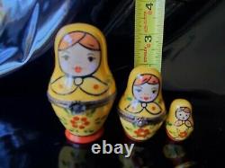 Russian Nesting Dolls By Rochard Limoges France Trinket Boxes with Box
