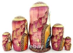 Russian Nesting Dolls Flower which Never withers Orthodox Icon 5 Theotokos GIFT