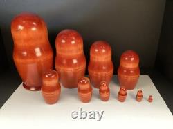 Russian Nesting Dolls Jesus Christ Religious Artist Signed Set of 10 Matryoshka