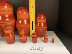 Russian Nesting Dolls Jesus Christ Religious Artist Signed Set of 10 Matryoshka