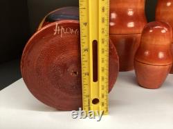 Russian Nesting Dolls Jesus Christ Religious Artist Signed Set of 10 Matryoshka