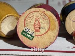 Russian Nesting Dolls Lot See Stamped Bottom