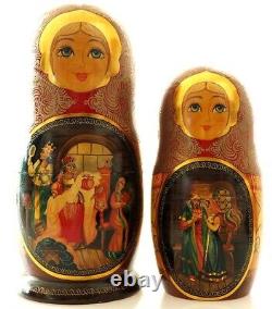 Russian Nesting Dolls Matreyshka 10 10 Pieces Storybook Fairytale