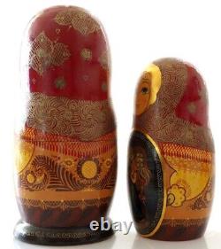 Russian Nesting Dolls Matreyshka 10 10 Pieces Storybook Fairytale