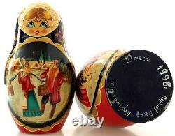 Russian Nesting Dolls Matreyshka 9.5 10 Pieces Storybook Fairytale