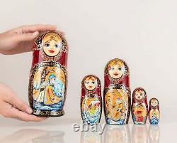 Russian Nesting Dolls Matryoshka Morozko fairy tale Babushka doll Stack doll