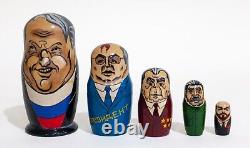 Russian Nesting Dolls Matryoshka Prime Minister Leaders