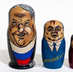 Russian Nesting Dolls Matryoshka Prime Minister Leaders