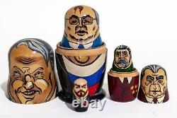 Russian Nesting Dolls Matryoshka Prime Minister Leaders