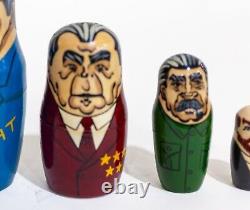 Russian Nesting Dolls Matryoshka Prime Minister Leaders