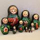 Russian Nesting Dolls Matryoshka Set Of 10 Hand Painted Signed 9