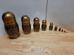 Russian Nesting Dolls Rare and Pristine, Signed, Fine Art, 11 doll set
