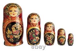 Russian Nesting dolls stacking Emboîtables Matryoshka Paint At Hand Petit Birds