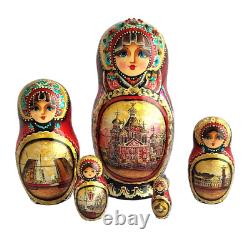 Russian Nesting dolls stacking Emboîtables Matryoshka Paint Rusakov Petersburg
