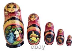 Russian Nesting dolls stacking Flowers Matryoshka Babushka Fairytale Popular