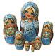 Russian Nesting Dolls Stacking Nest 7 Pièces Painted At Hand Rousanova