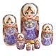Russian Nesting Dolls Stacking Nest Matryoshka Painted At Hand Rousanova