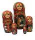 Russian Nesting Dolls Stacking Painted At Hand By Chouricova 5 Pièces Birth Of
