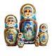 Russian Nesting Dolls Stacking Small Painted By Prokhorova Fairytale Popular