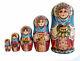 Russian Nesting Dolls Stacking Dolls Matryoshka Painted At Hand By Ckavorina