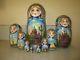 Russian St. Petersburg 10pc Fairy Tale Painted Matryoshka Nesting Doll 10 Tall