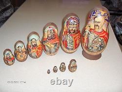 Russian Warrior Nesting Dolls