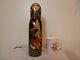 Russian Wooden Doll Wine Bottle Holder 13 Hand Painted Firebird Ooak Mint