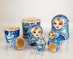 Russian ballet nesting dolls (Swan Lake nesting dolls) Ballerina nesting dolls