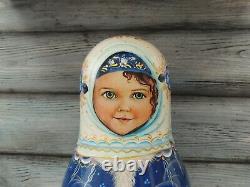 Russian doll MATRYOSHKA Roly Poly Alyonushka