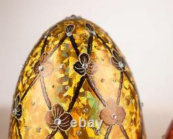 Russian faberge egg (Nesting faberge egg) Gold Faberge egg Easter nesting eggs