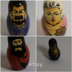 Russian leaders nesting dolls-rare set of 10 extremely well cared. Rare find