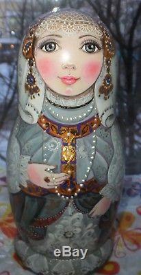Russian matryoshka doll nesting babushka Beauty handmade exclusive SALE