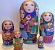 Russian Matryoshka Doll Nesting Babushka Easter Handmade Exclusive