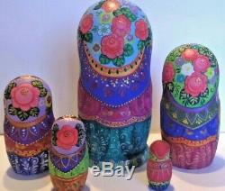 Russian matryoshka doll nesting babushka Easter handmade exclusive