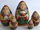 Russian Matryoshka Doll Nesting Babushka Beauty Easter Eggs Handmade Exclusive