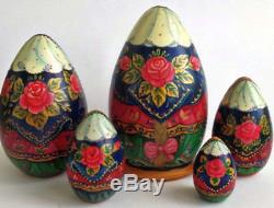Russian matryoshka doll nesting babushka beauty Easter eggs handmade exclusive