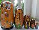 Russian Matryoshka Doll Nesting Babushka Beauty Gustav Klimt Cats Gold Handmade