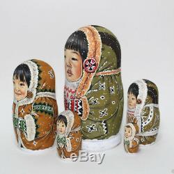 Russian matryoshka doll nesting babushka beauty North handmade exclusive