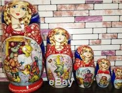 Russian matryoshka doll nesting babushka beauty Tales fair handmade exclusive
