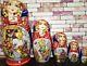 Russian Matryoshka Doll Nesting Babushka Beauty Tales Fair Handmade Exclusive