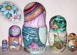 Russian matryoshka doll nesting babushka beauty ats handmade exclusive