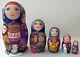 Russian Matryoshka Doll Nesting Babushka Beauty Carnival Handmade Exclusive